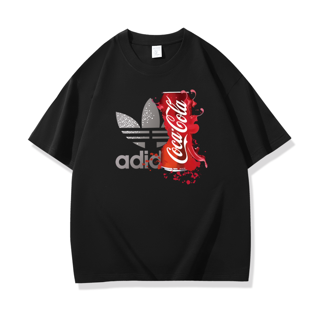 37【一折粉丝福利】潮牌男女同款圆领百搭T恤