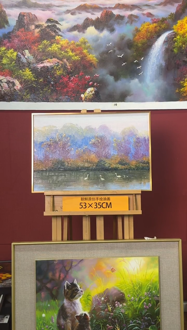 油画【202号】约53*35cm丨朝鲜原创纯手绘孤品油画丨顺丰包邮