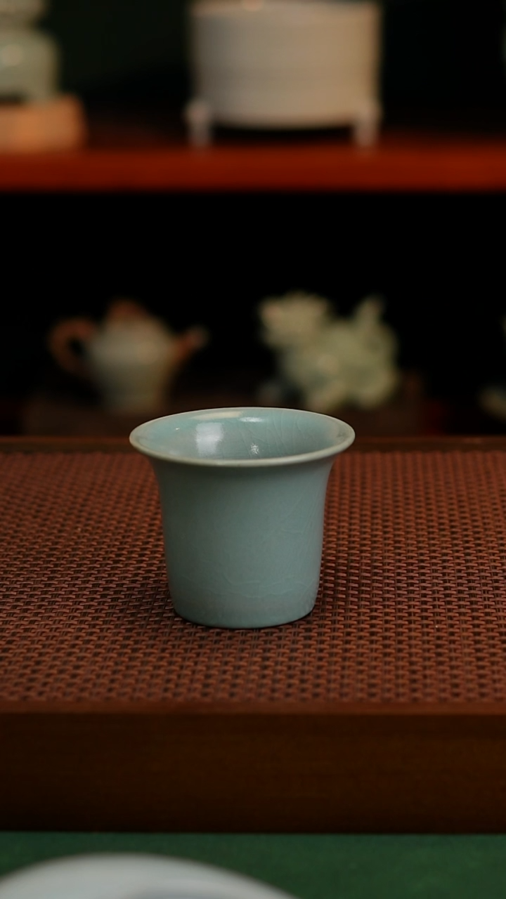 杯仿古釉手工瑕疵杯子