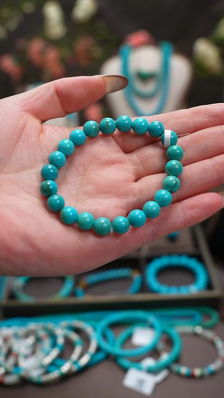 未镶嵌绿松石手串1