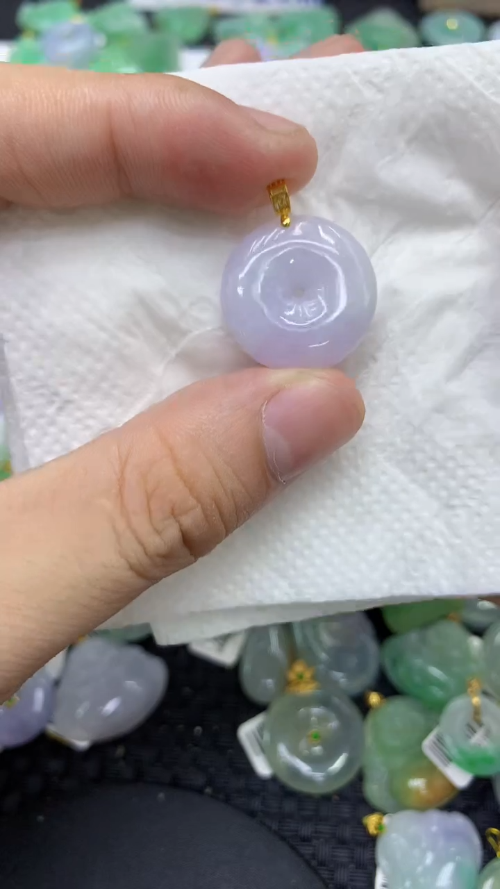 颈饰未镶嵌翡翠天然缅甸A货翡翠