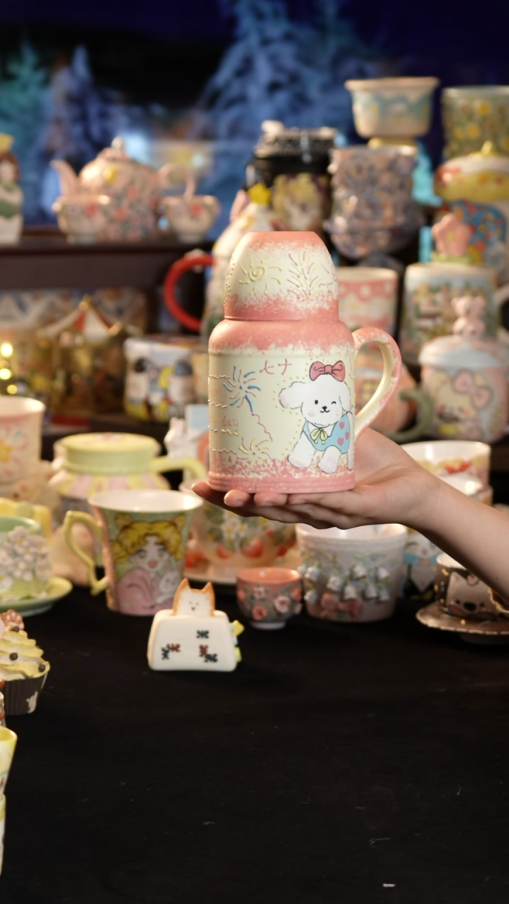 其他陶景德镇釉下彩手绘设计师款陶瓷