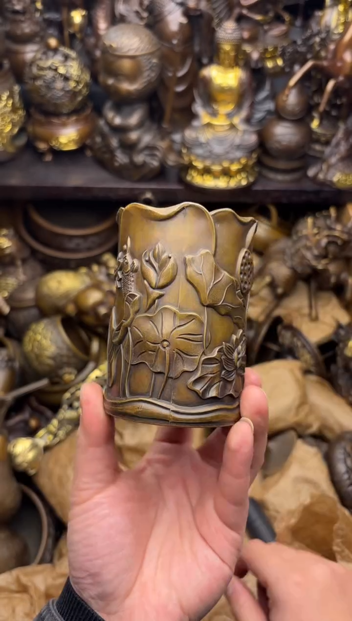 大唐铜专属精选链接笔筒