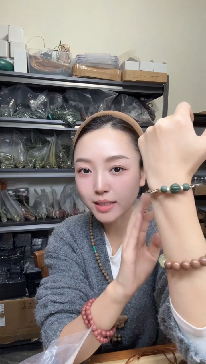 泥塑状元及第合香手链