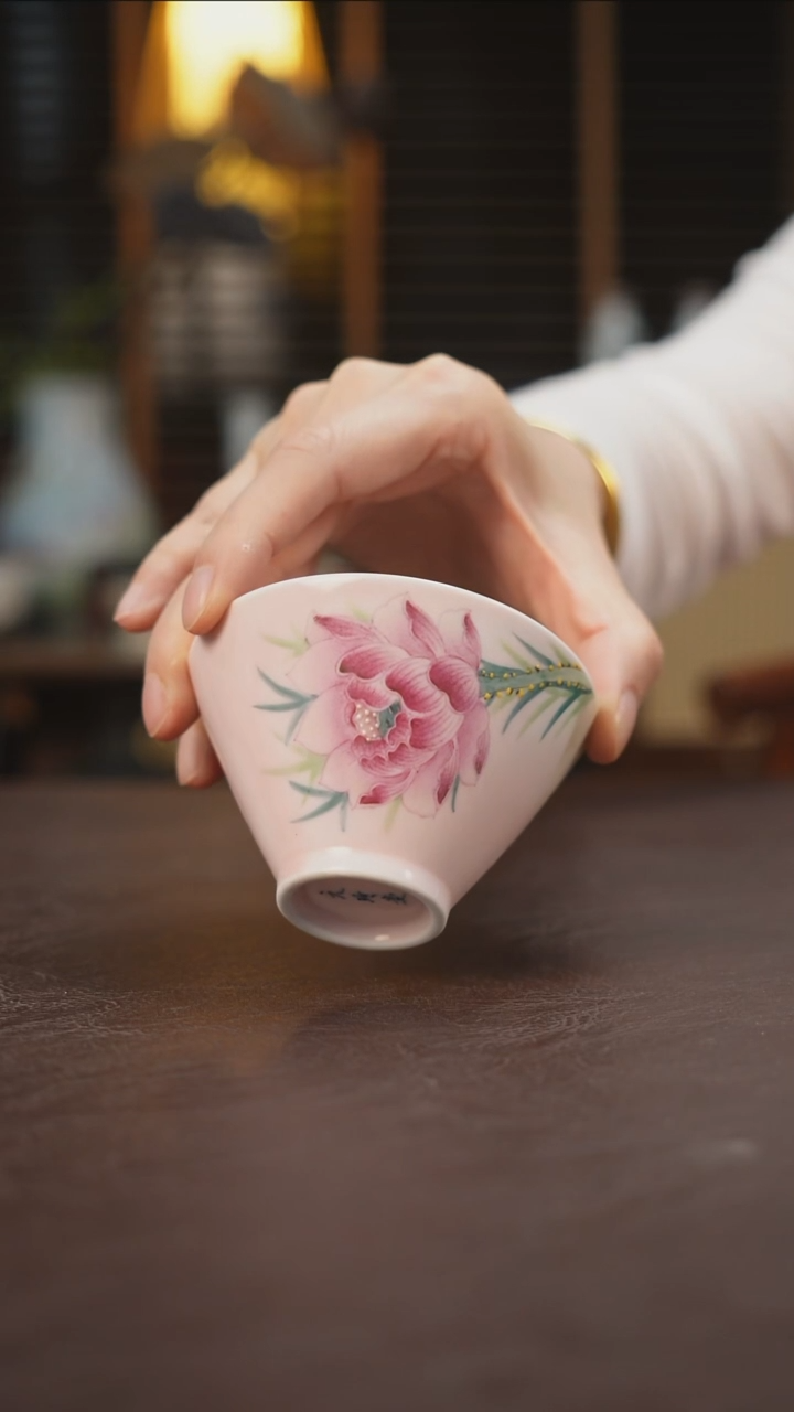 杯景德镇陶瓷杯碗柴烧多人