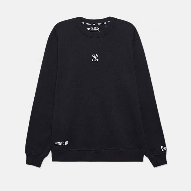 NEW ERAFW24内里毛圈布logo刺绣长袖卫衣男女同款