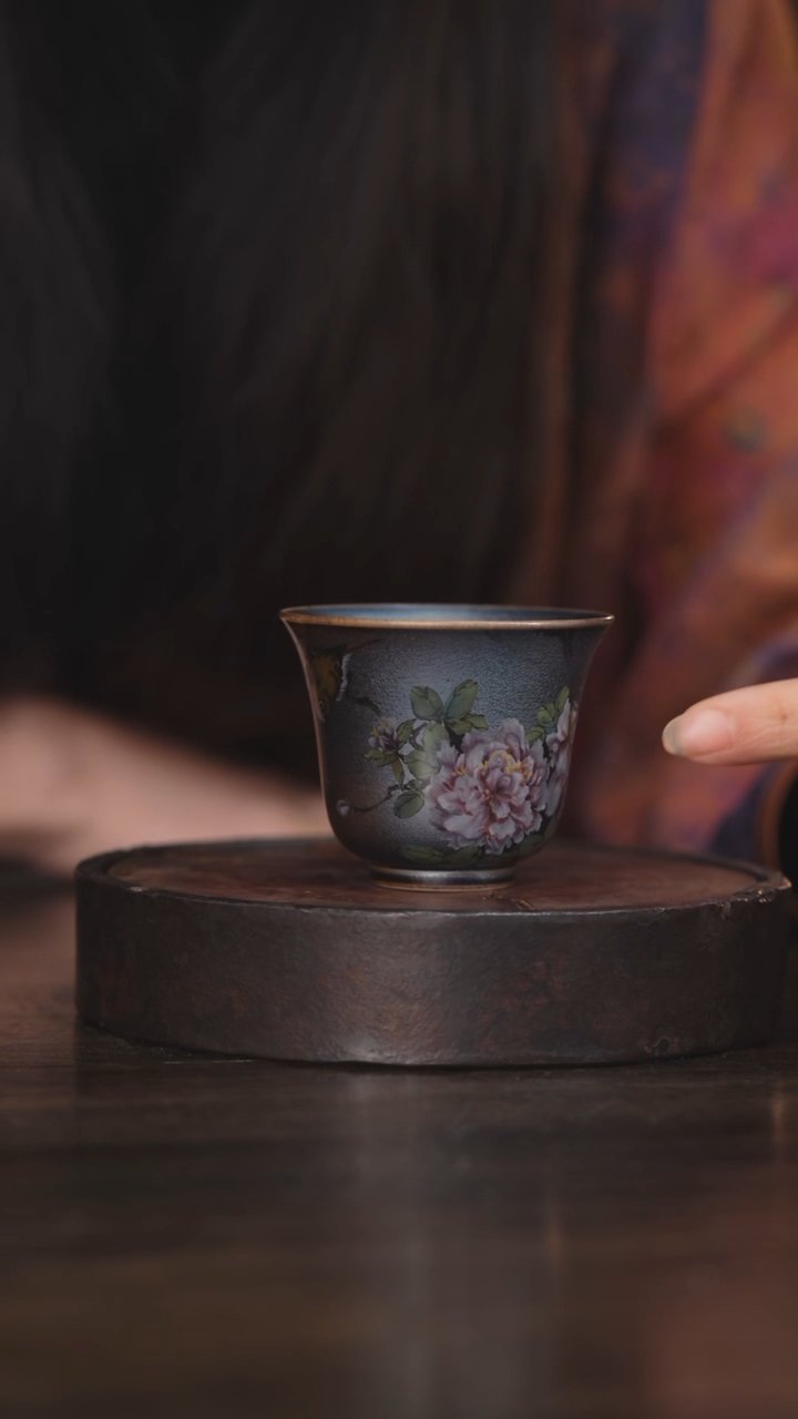 【闪购商品】杯72柴房陶瓷柴烧花鸟窑宝
