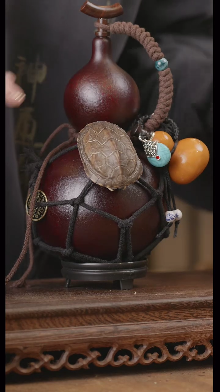 【闪购商品】200号精品天然大漆工艺防渗内胆酒葫芦~