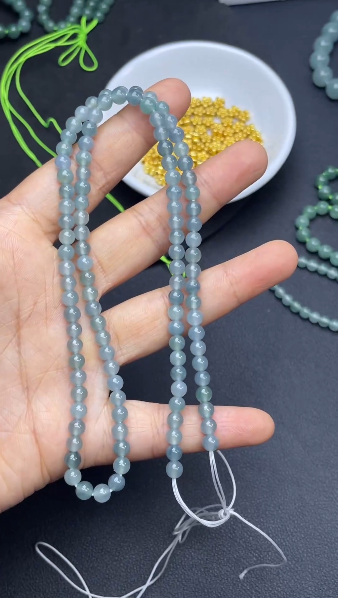 翡翠未镶嵌颈饰项链卡5