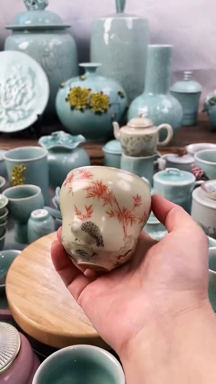 【闪购商品】特价 微瑕 慧仙青瓷