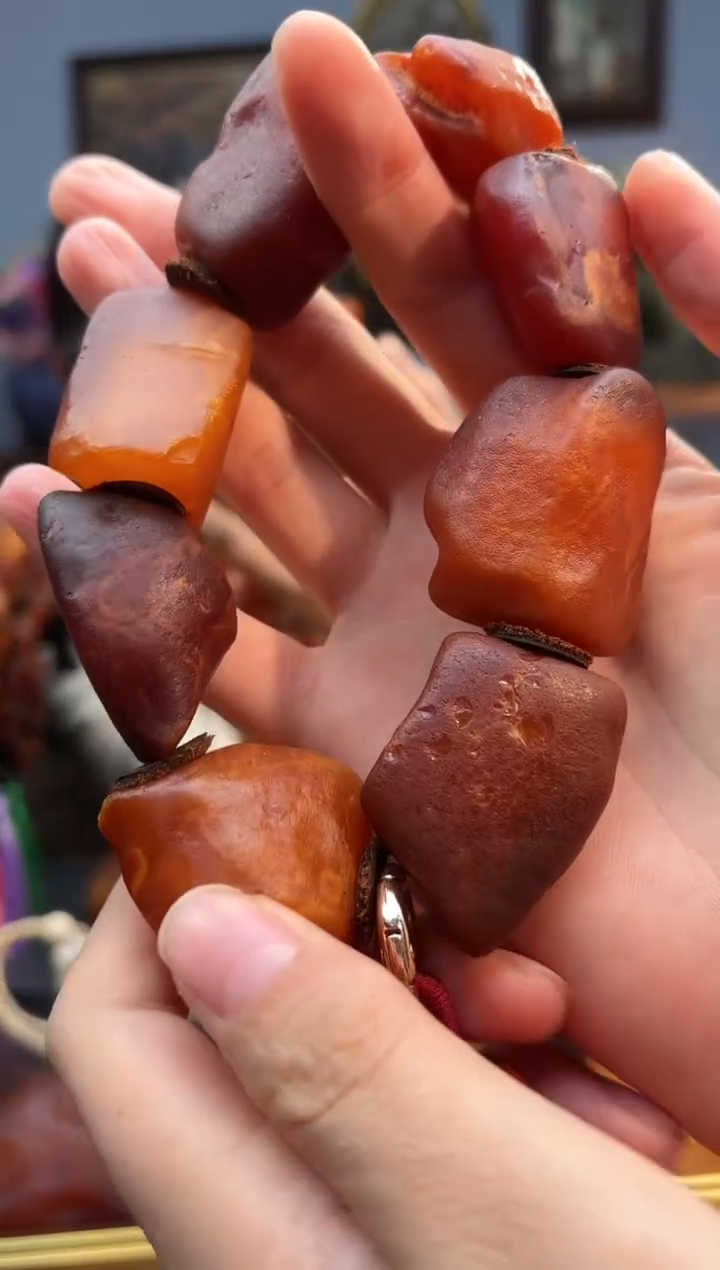 手串琥珀未镶嵌手串