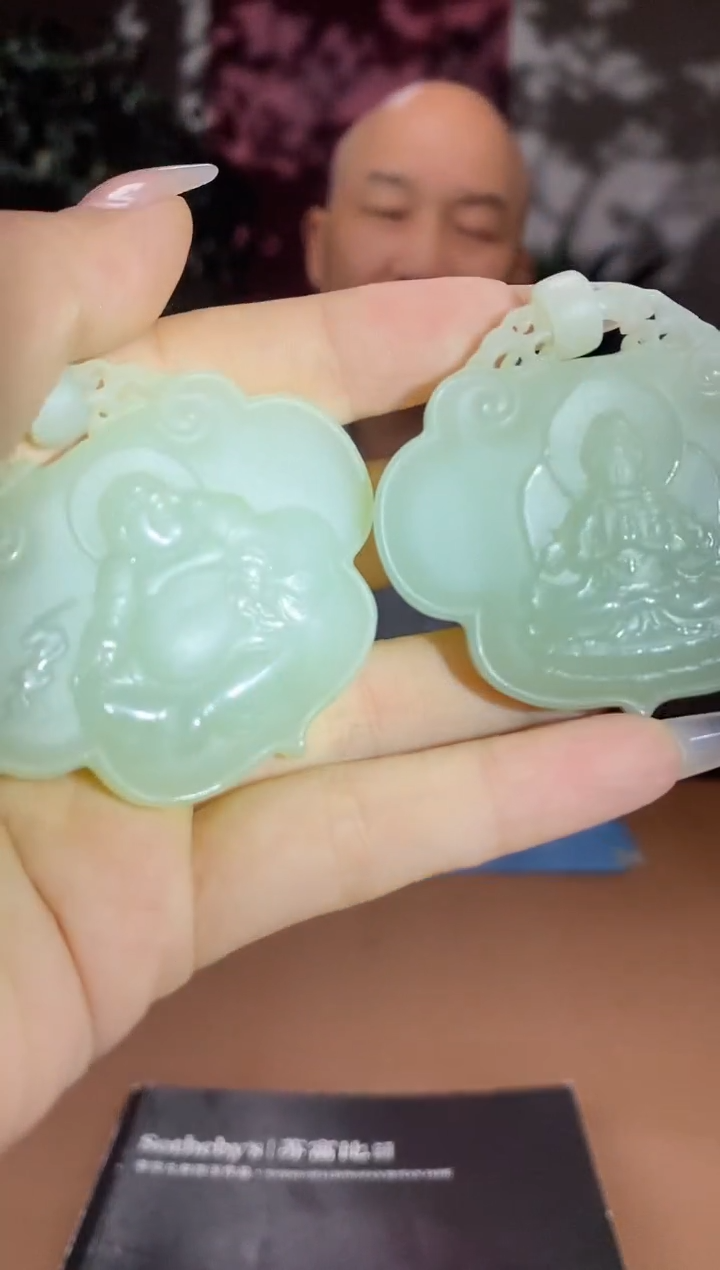 和田玉未镶嵌颈饰A483