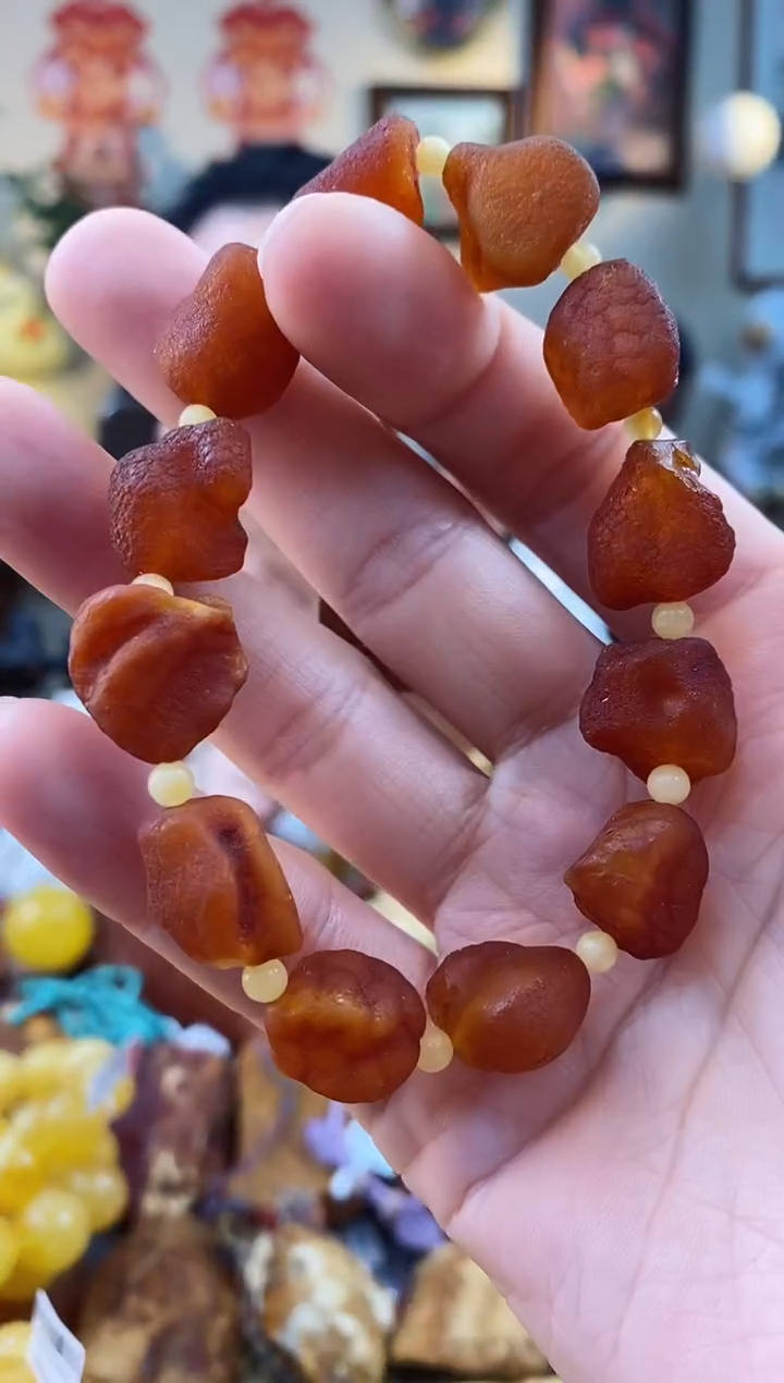 【闪购商品】琥珀手串未镶嵌手串