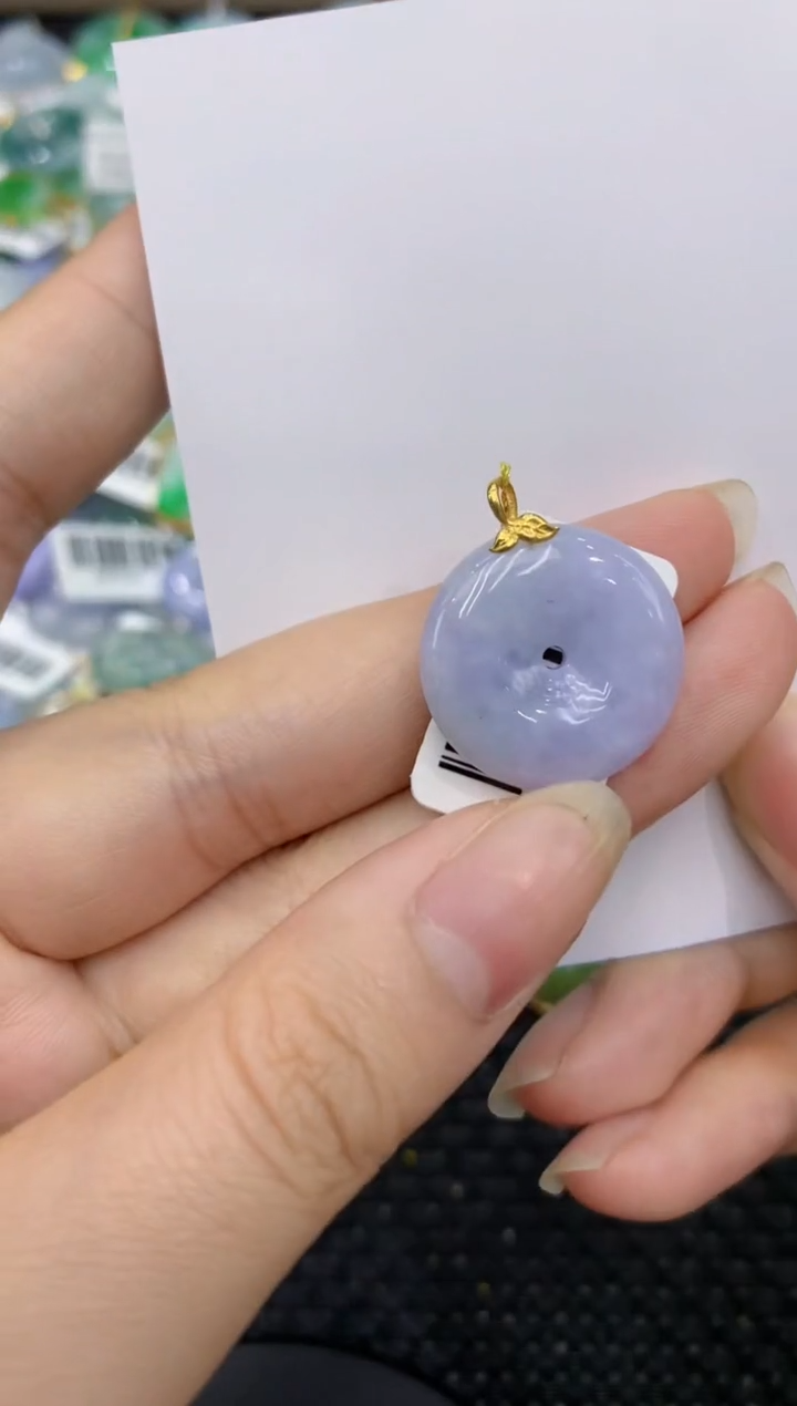 【闪购商品】翡翠颈饰18K金镶嵌8888888888