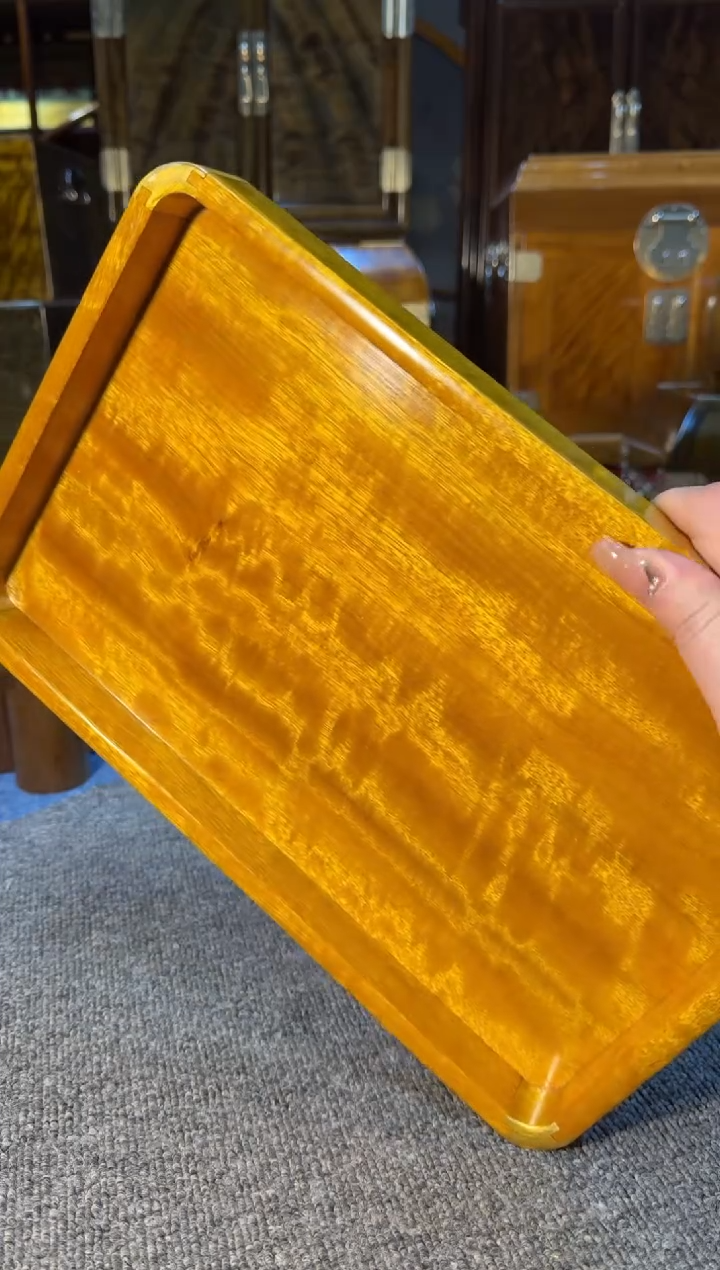 【闪购商品】乌木类成套家具 精品经典金丝楠木托盘Y57