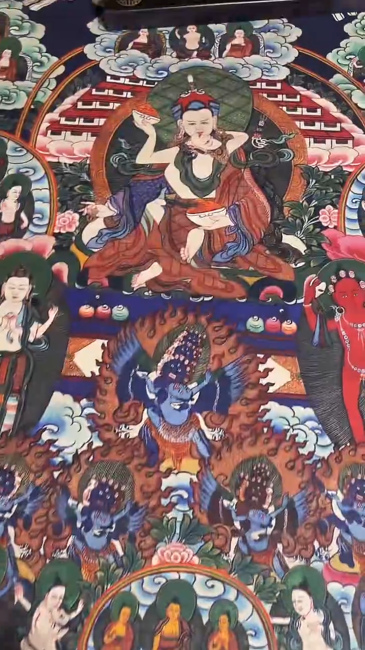 卷轴画手绘唐卡154