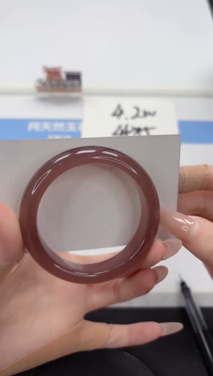 【闪购商品】石英质玉手镯未镶嵌A187-54.1
