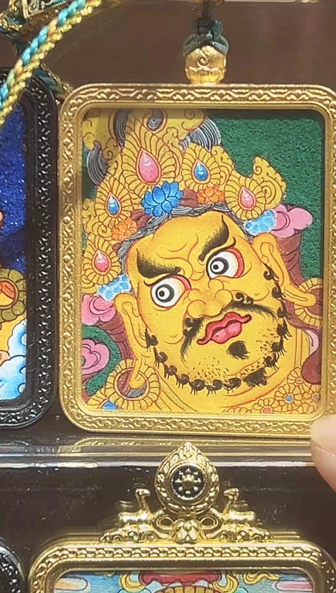 吊坠黄财神4*5背面擦擦 11.18