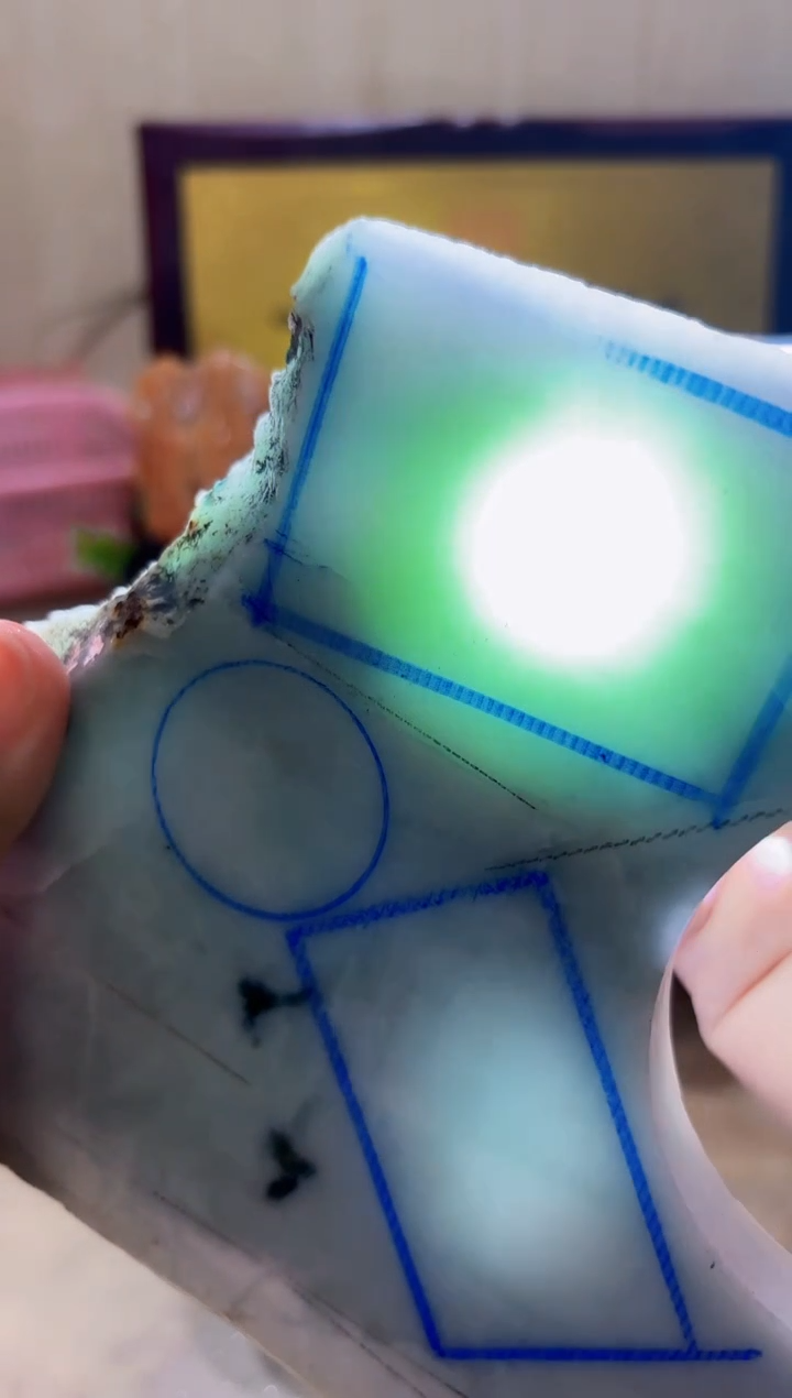 翡翠挂件未镶嵌 A货丫丫璀2968