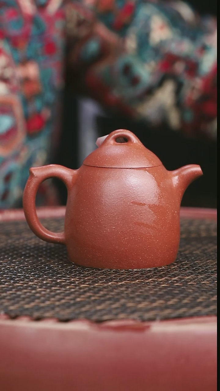 茶壶紫砂8号红降坡秦权170CC