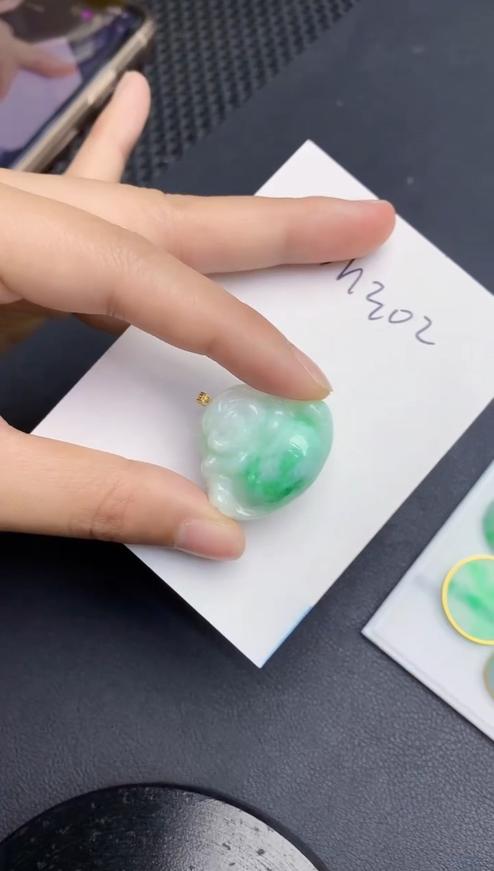 【闪购商品】翡翠颈饰18K金镶嵌000000000