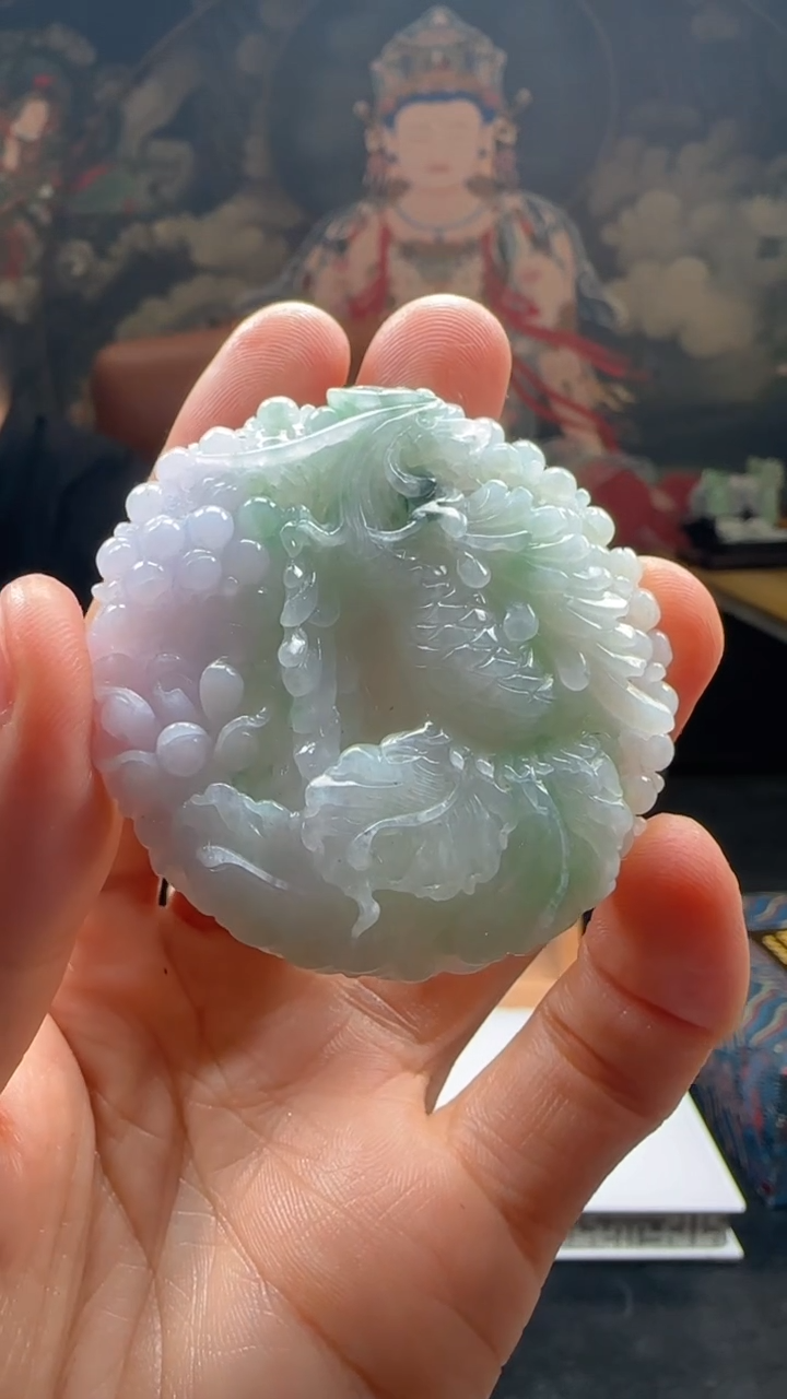 【闪购商品】定制翡翠未镶嵌L-@@QJXC11645