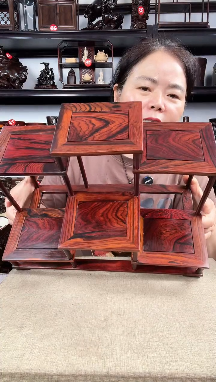 木新款六连老李红木工艺品