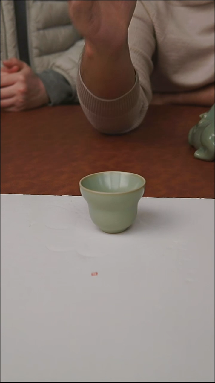 杯子瓷富山严选汝瓷，