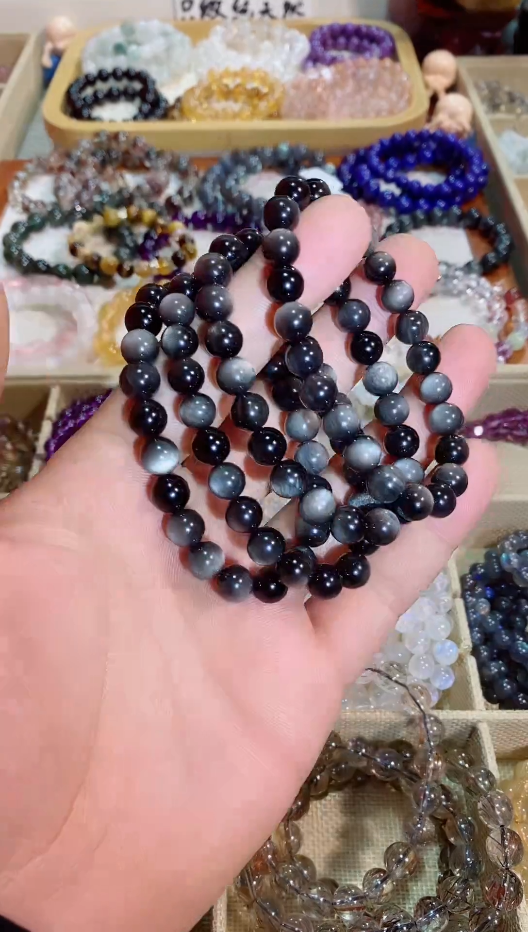 【闪购商品】水晶手链未镶嵌银耀石8M+（多样性发其一）