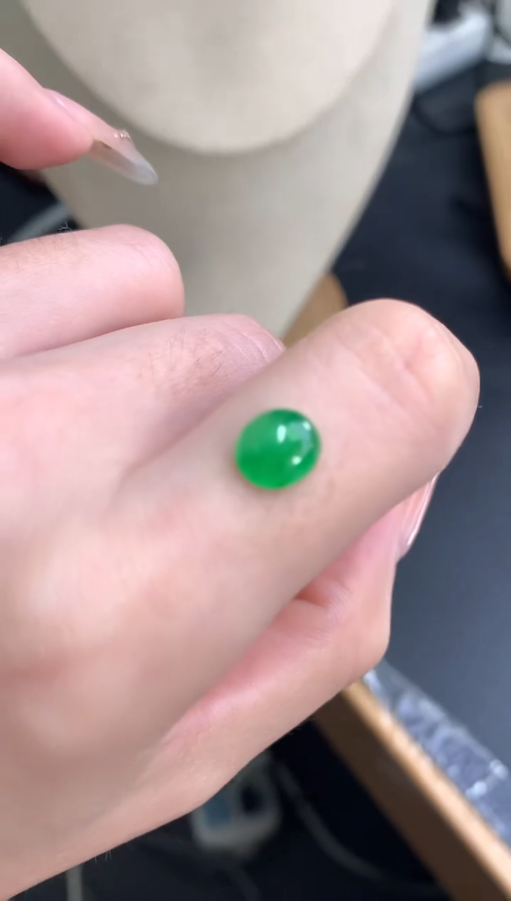 未镶嵌定制翡翠蛋面