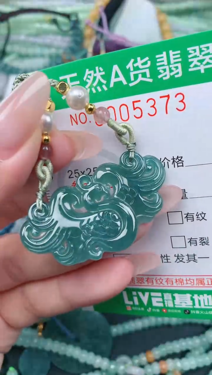 翡翠未镶嵌颈饰.0005373