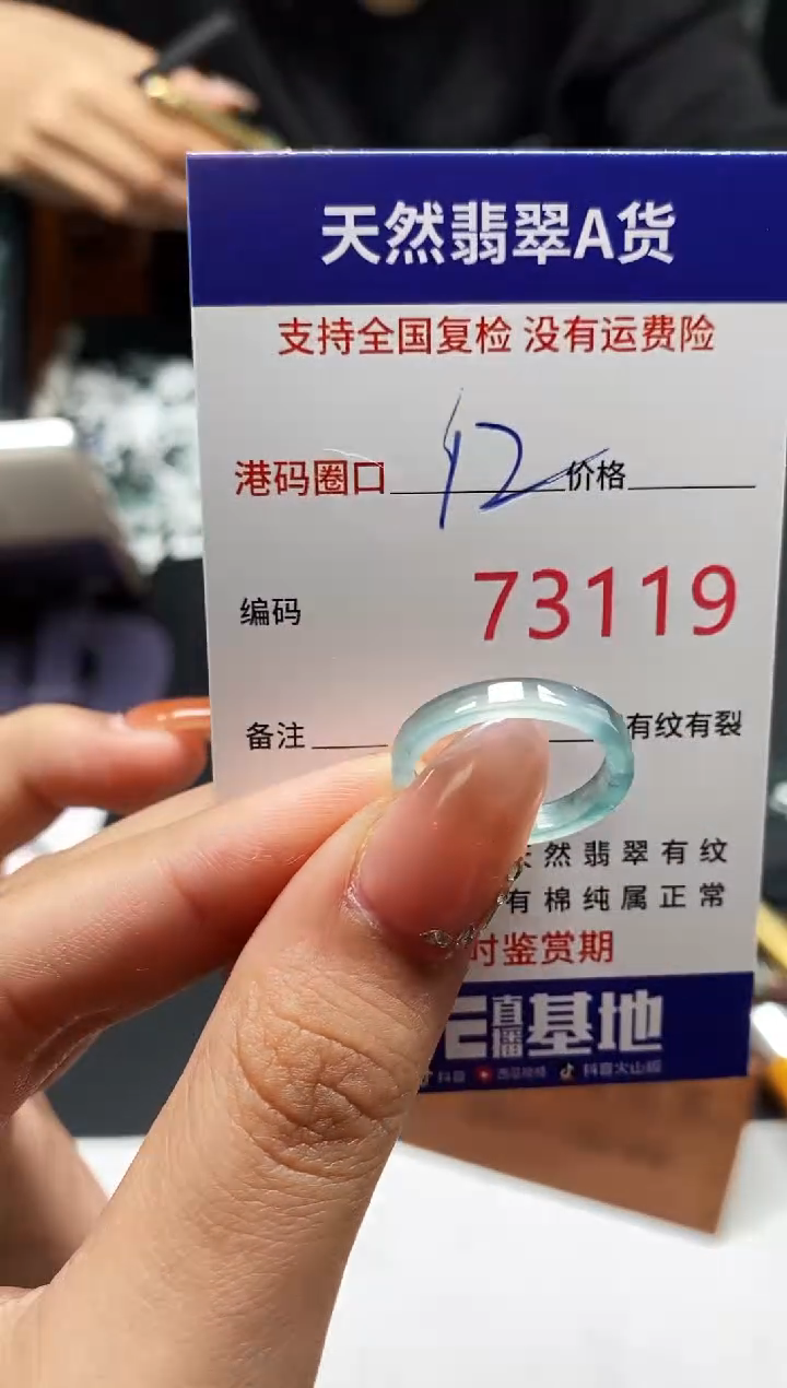 未镶嵌戒指翡翠天然A货翡翠3119