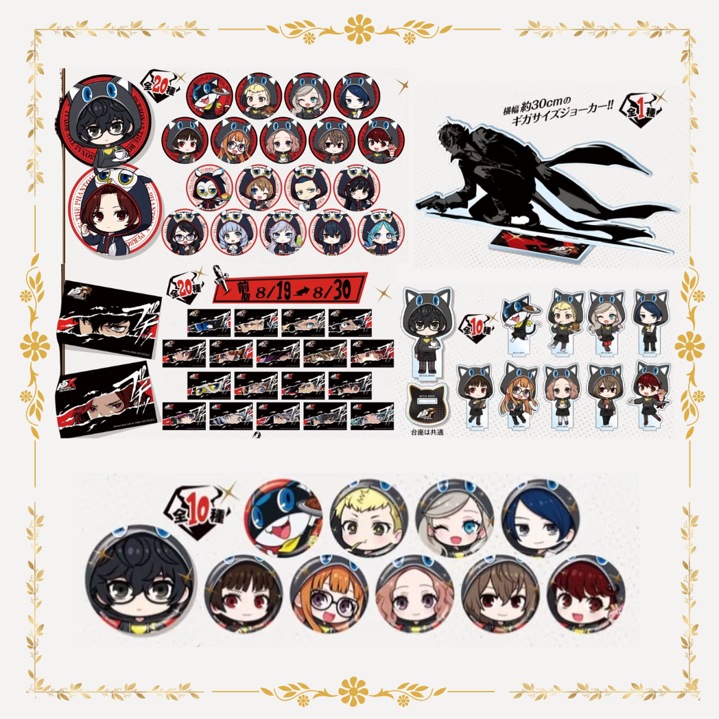 【女神异闻录】p5r/p5x cafe联动系列吧唧 立牌