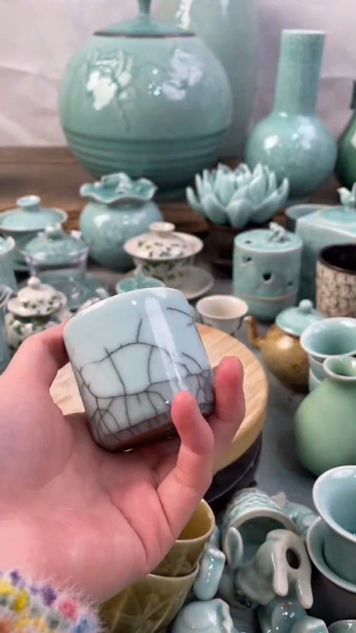 【闪购商品】特价福利 微瑕 慧仙青瓷