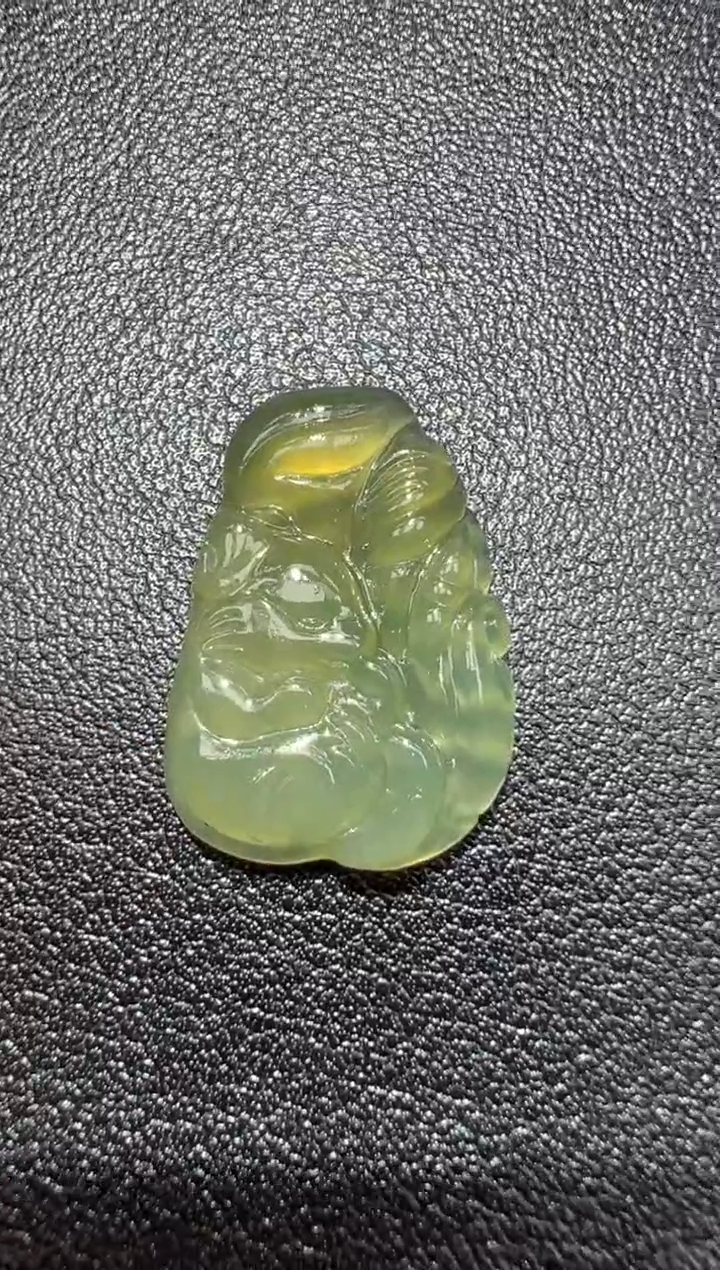 【闪购商品】定制翡翠未镶嵌25.4*17.9*4.1九尾狐