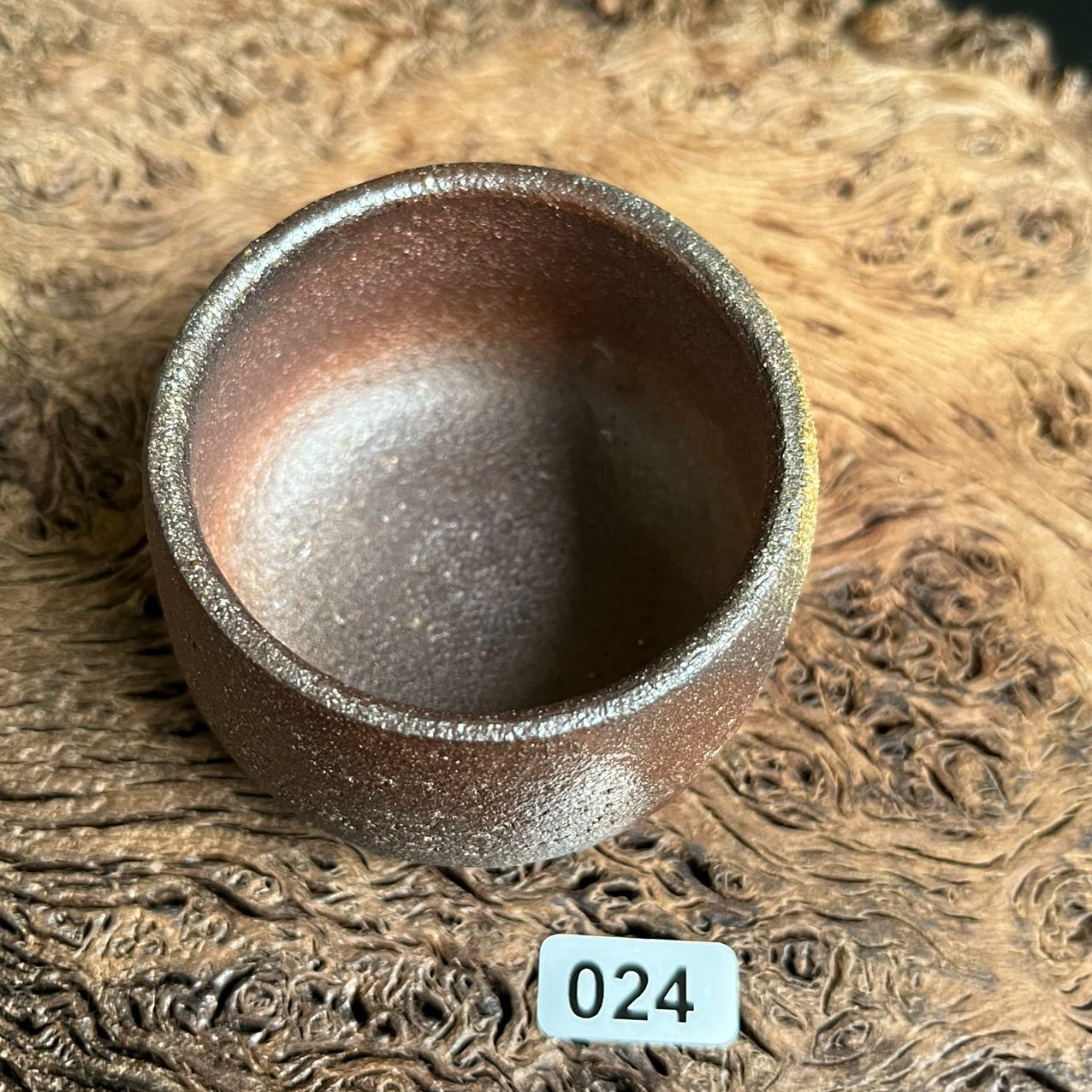 柴烧粗陶茶杯个人品茗单杯茶具
