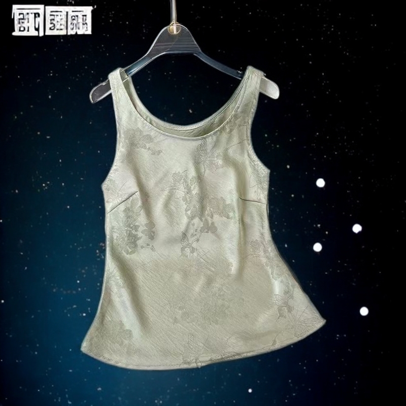 0-5新中式中国风极简风背心吊带美背