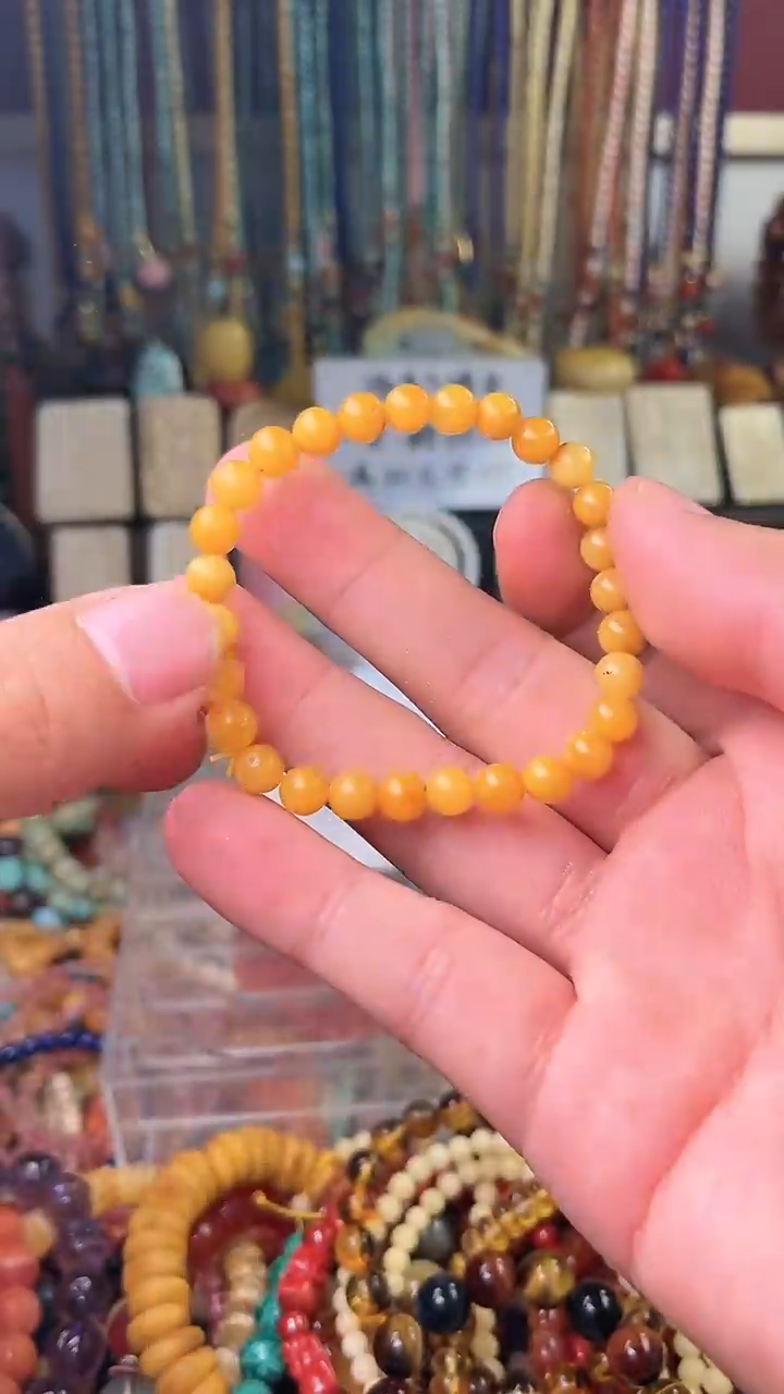 【闪购商品】琥珀裸石未镶嵌(一物一件)0003955