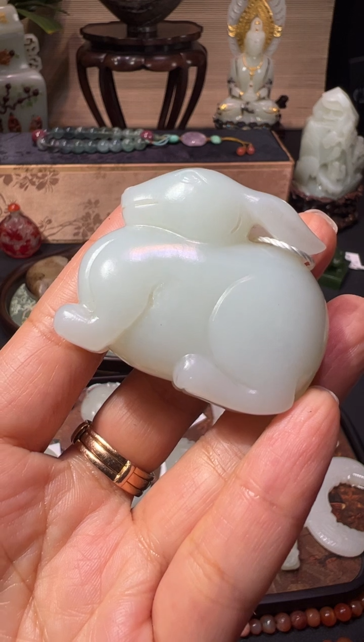 【闪购商品】和田玉XHC-1316    玉兔