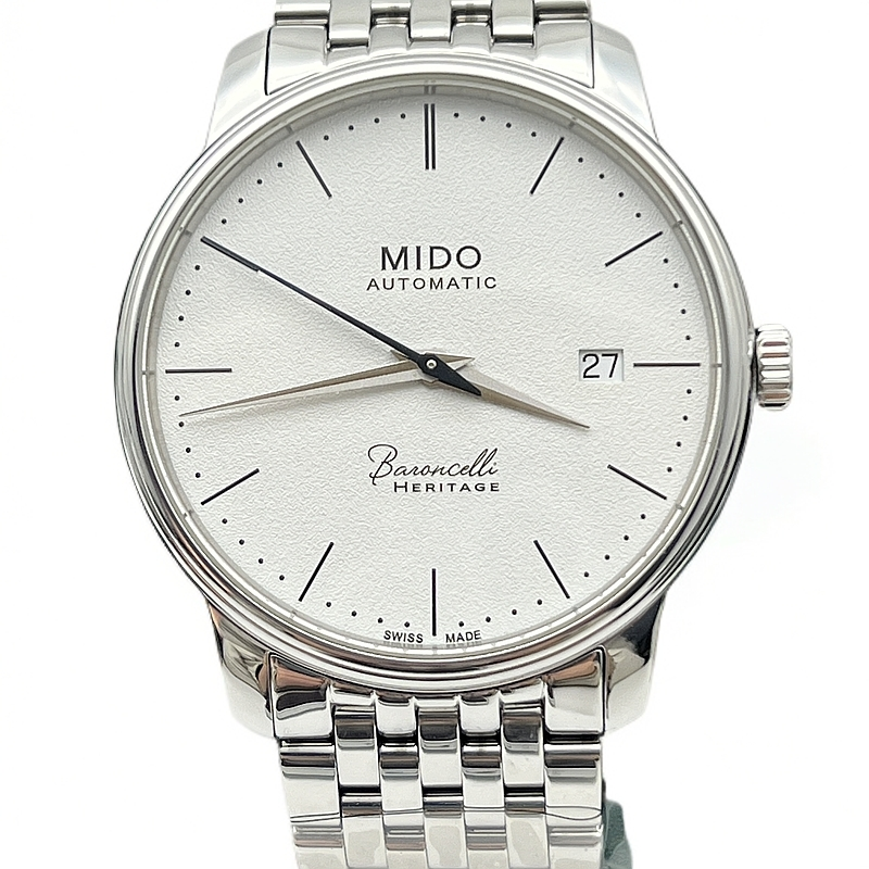 99新 Mido/美度 四十周年/臻耀/男士机械腕表/M027/公价9300/39MM