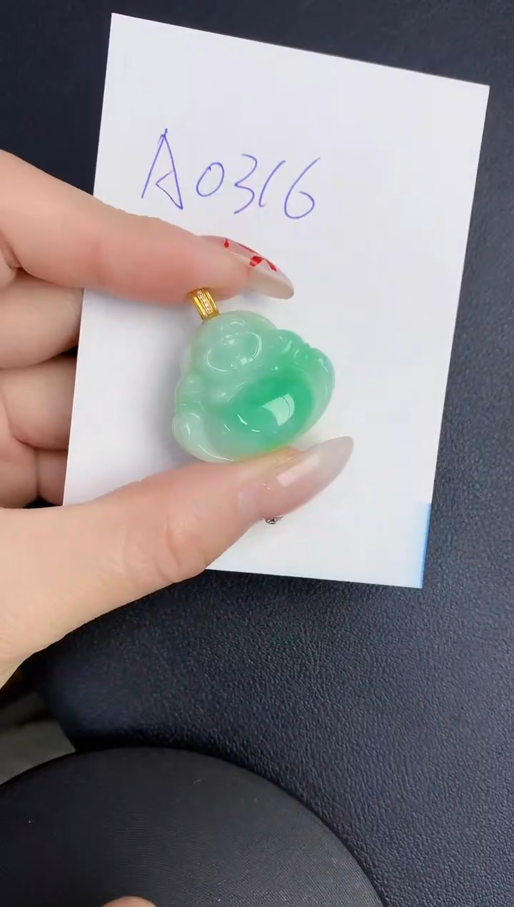 【闪购商品】翡翠颈饰18K金镶嵌00000000000