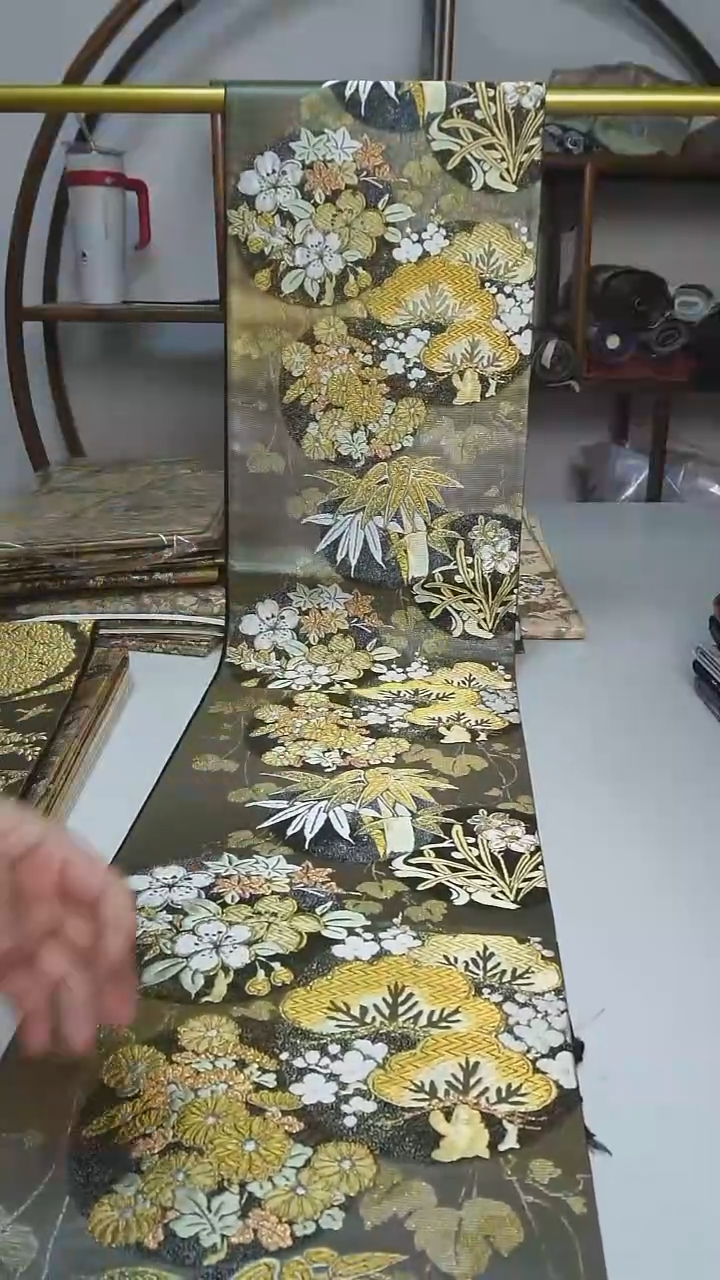 织绣33西阵织六通团花