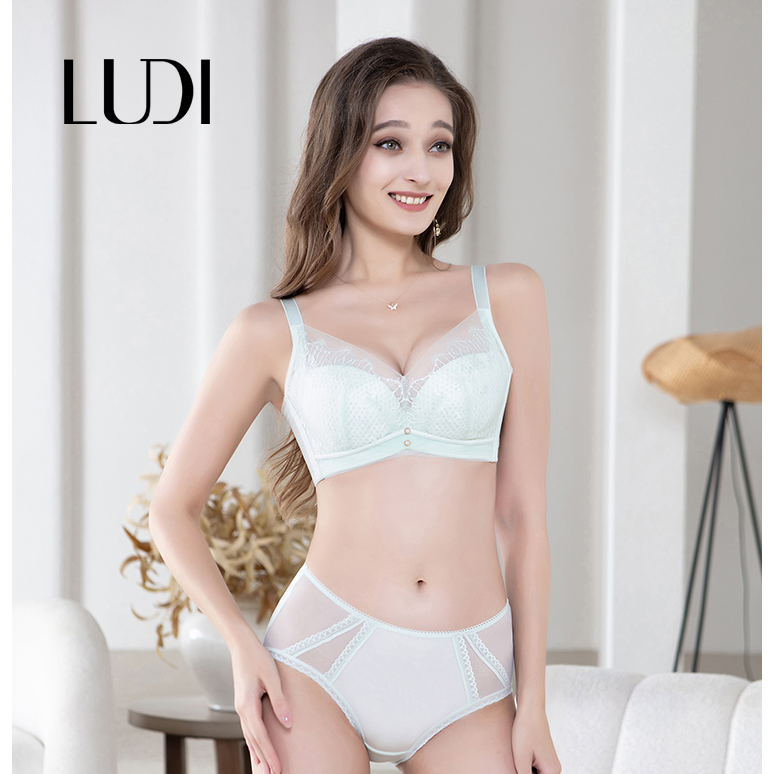 露迪尚品LDA253036透气常规款收副乳聚拢防凸点文胸性感开扣美背