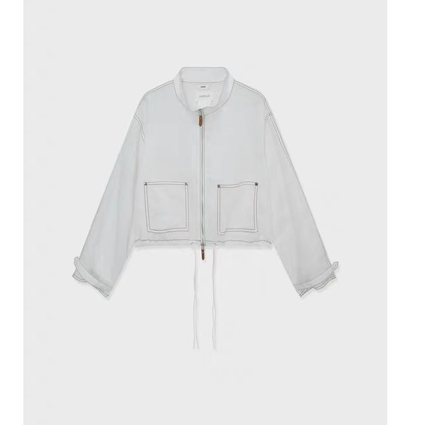 IMMI 25春季新SURPLUS系列封浆棉布撞色夹克MWESSWJK0521X