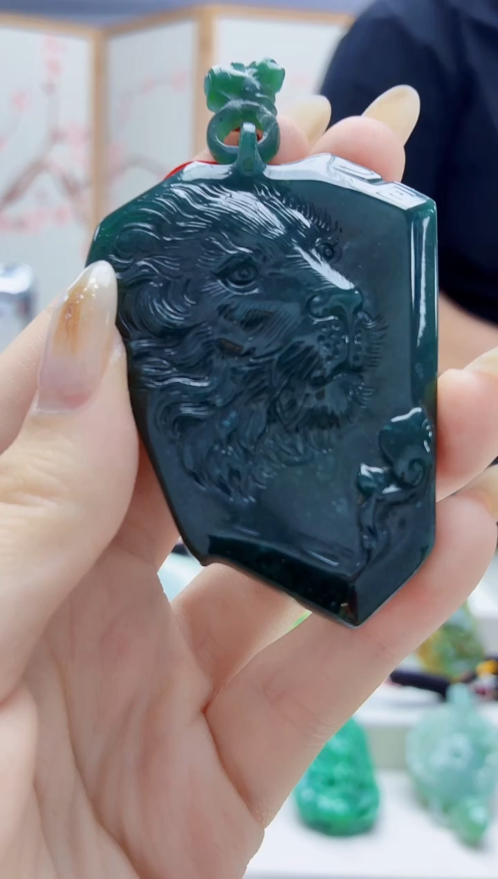 未镶嵌定制翡翠5060jw-毛货挂件128
