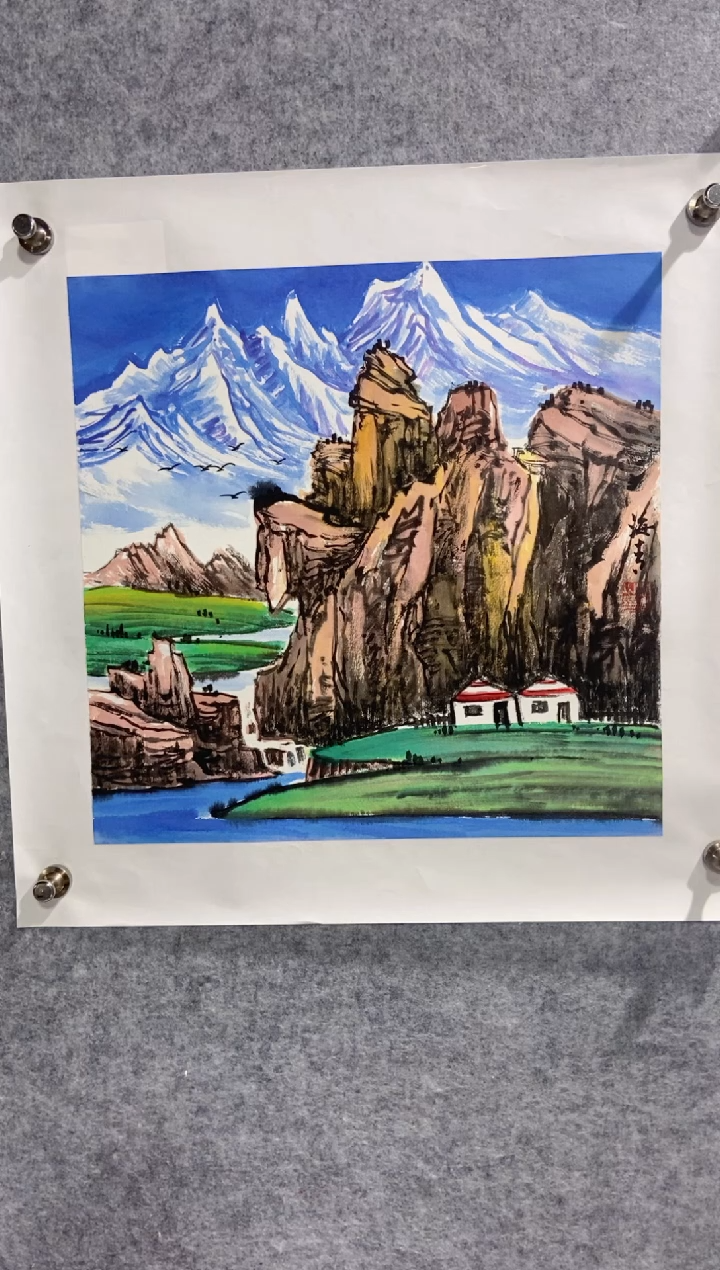 【闪购商品】国画刘海青国画作品15