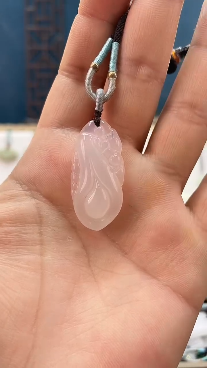【闪购商品】玛瑙/玉髓吊坠(不含链)未镶嵌如意花