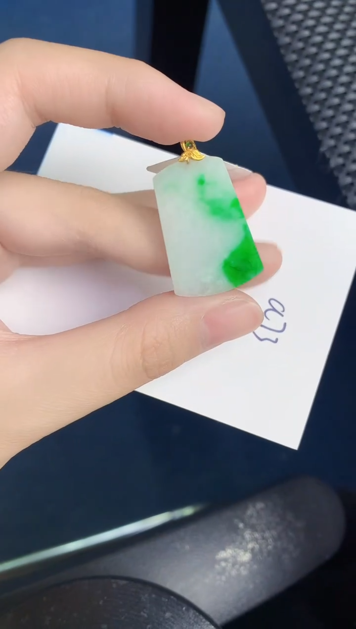 【闪购商品】翡翠颈饰18K金镶嵌000000000