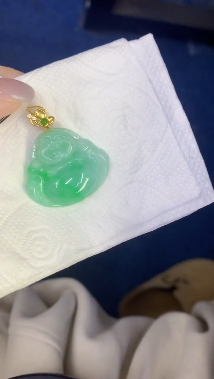 颈饰未镶嵌翡翠缅甸天然翡翠A货