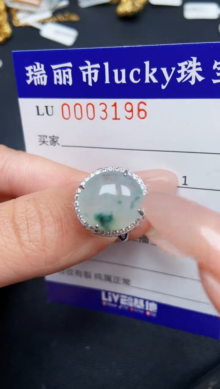 【闪购商品】翡翠颈饰银S925镶嵌3196